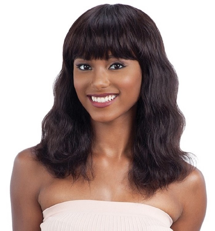 Nude 100% Brazilian Natural Human Hair S-Wave - # Natural Dark