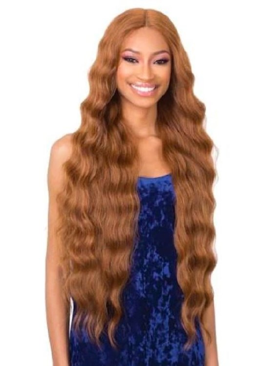 Organique Synthetic Lace Front Wig Halo Wave 32 Inch - # 1