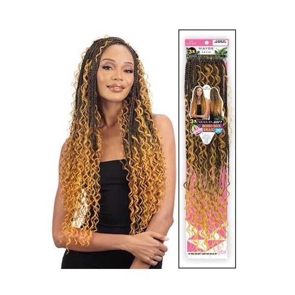 Mayde Beauty 3X Modern Soft Boho Box Braid 26 Inch - # 130