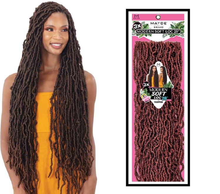 Mayde Beauty 3X Modern Soft Loc 28 Inch - # T27