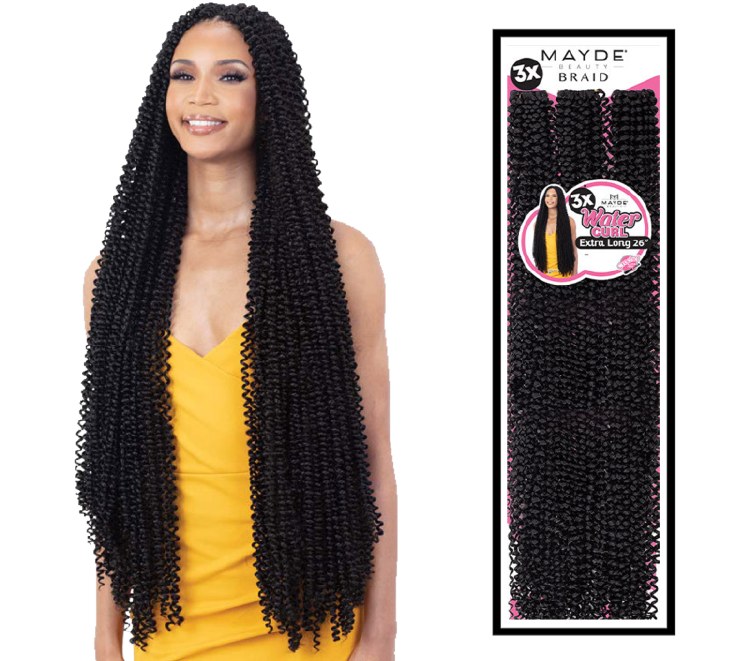 Mayde Beauty 3X Water Curl Extra Long 26 Inch - # 1