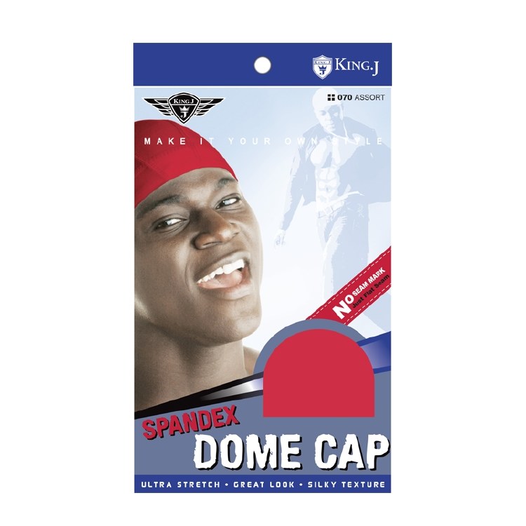 M&M 070 Spandex Dome Cap Asst