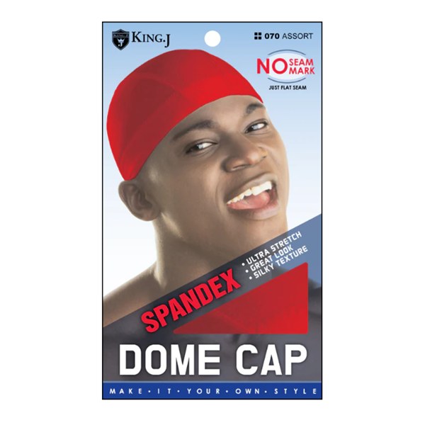 King J Spandex Dome Cap #070 - Assorted Colors