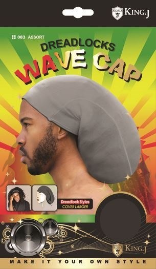 King J Dreadlocks Wave Cap Assorted Colors #083