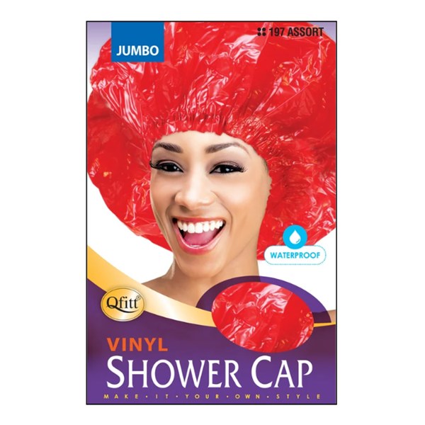 Qfitt Jumbo Shower Cap #197 - Assorted Colos