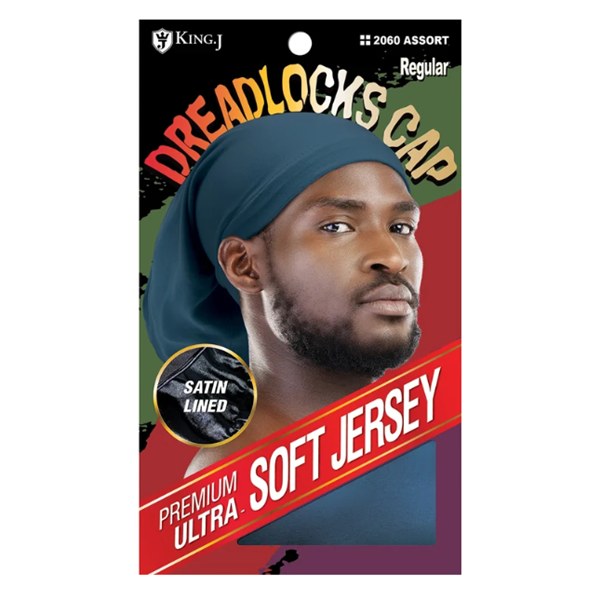 King J Regular Dreadlocks Cap #2060 - Assorted Color