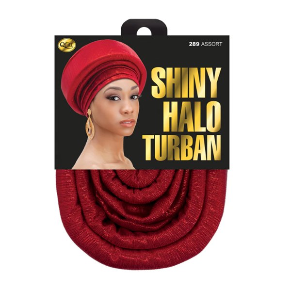 Shiny Halo Turban #289 - Color Assort