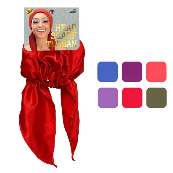 Qfitt Head Scarf Turban #291 - Assorted Colors
