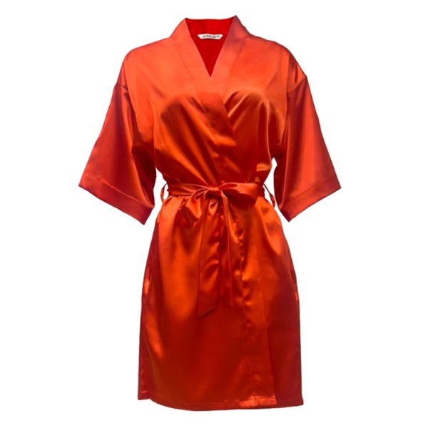 Lux Satin Robe #3703 - Ruby