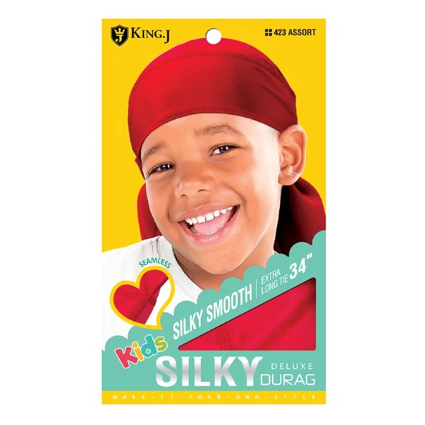King J Kids Silky Durag #423 - Assorted Colors
