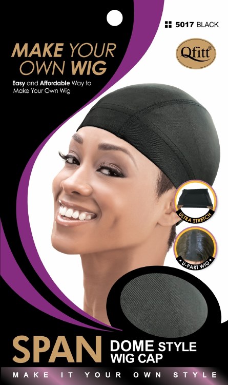 QFitt Span Dome Style Wig Cap Black #5017 - # Black