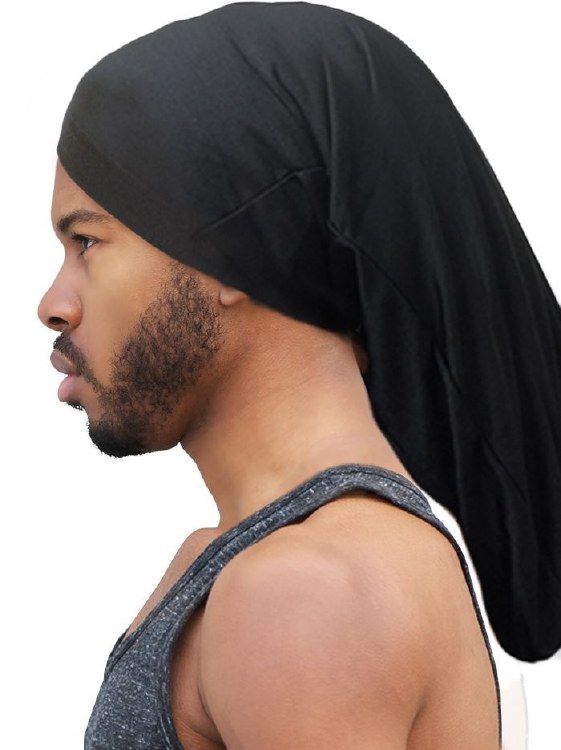 King J Spandex Dreadlocks Cap Super Long Black #706