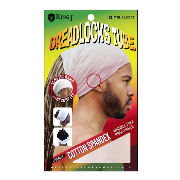King J Spandex Dreadlocks Tube #710 - Assorted Colors