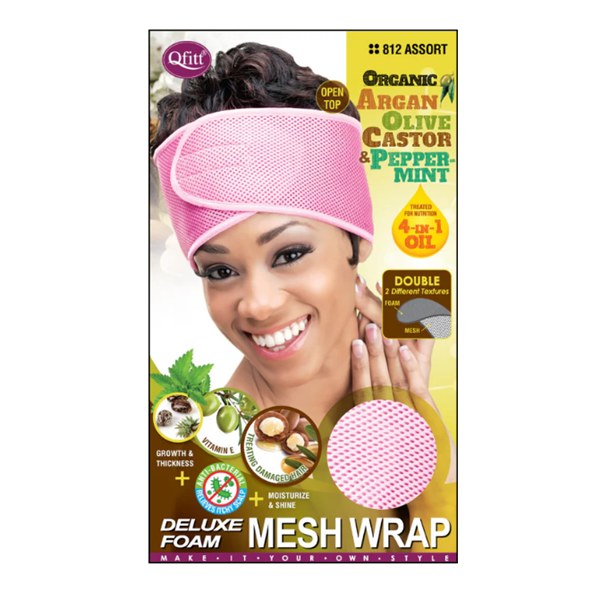 QFitt Organic Deluxe Foam Mesh Wrap #812 - Assorted Colors