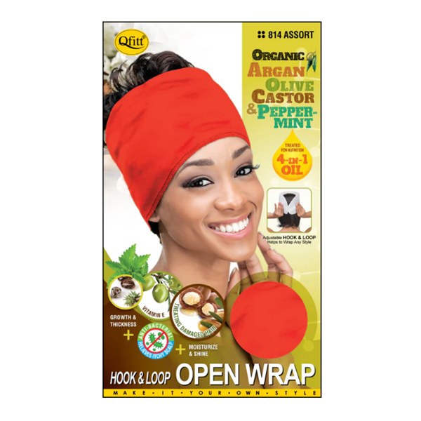 QFitt Adjustable Hook & Loop Open Wrap #814 - Assorted Colors