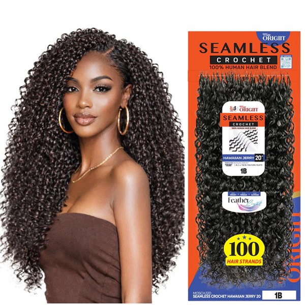 Seamless Feather Crochet - Hawaiian Jerry 20 Inch - # 1