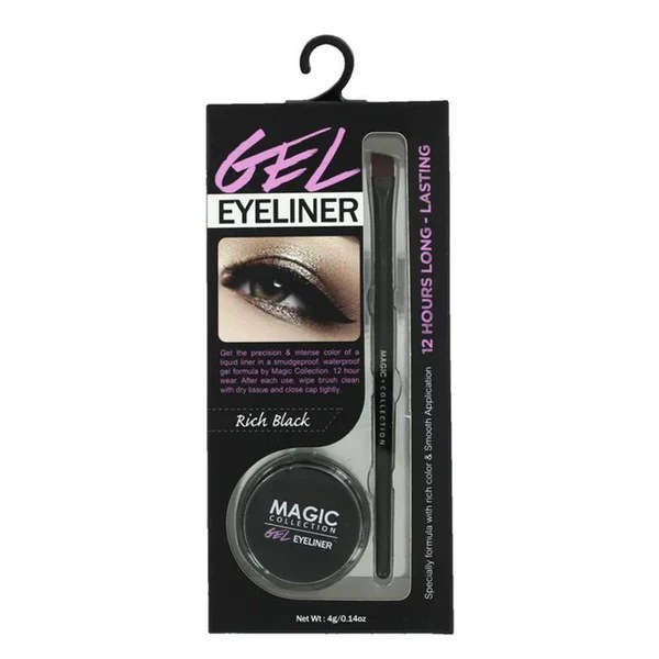 Magic Collection Gel Eyeliner #EYE1008BLA - Rich Black