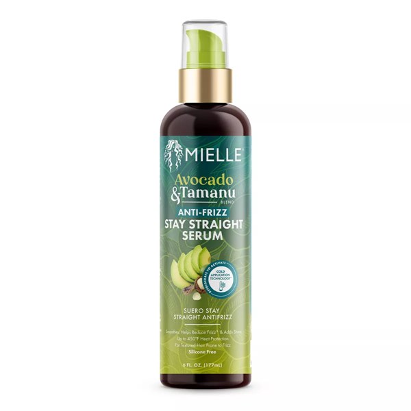 Mielle Avocado & Tamanu Anti-Frizz Stay Straight Serum 6oz