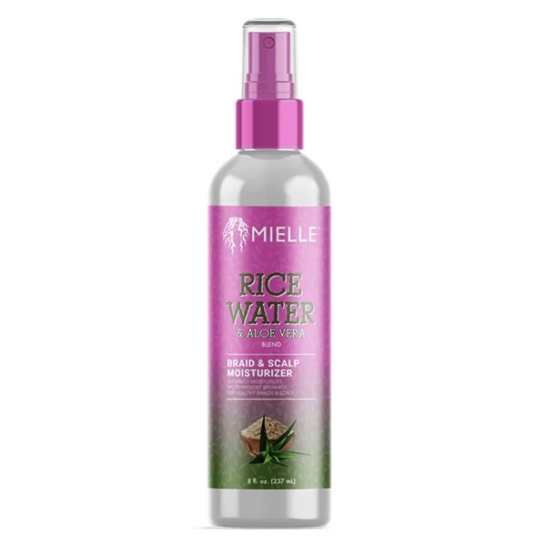 MIELLE Rice Water & Aloe Vera Braid & Scalp Moisturizer 8oz