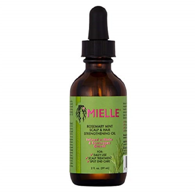 Mielle Organics Rosemary Mint Scalp & Hair Strengthening Oil, Infused with Biotin 2oz