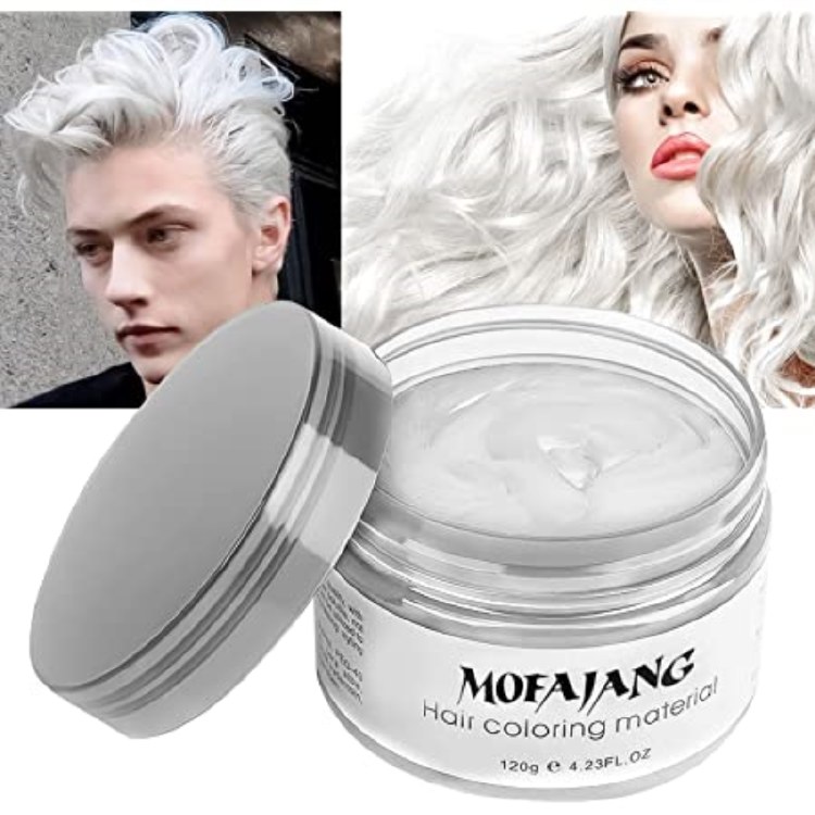 Mofajang Hair Coloring Wax Gray 4.23oz - Beauty Depot
