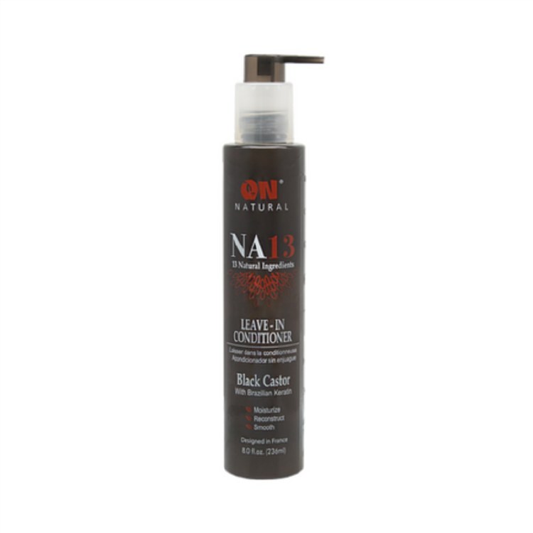 ON Natural NA13 Leave-In Conditioner Black Castor with Brazilian Keratin 8oz