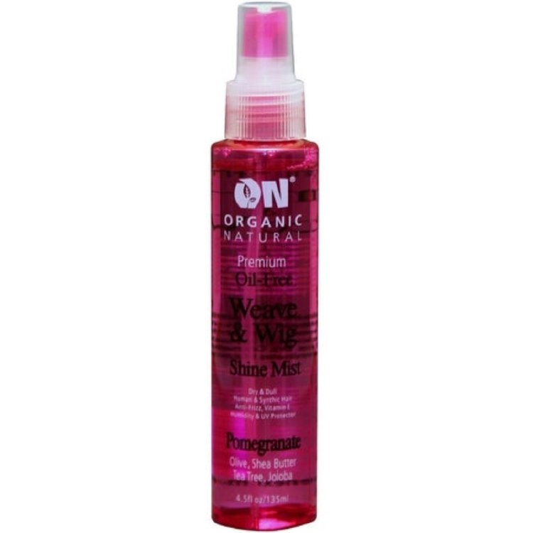 ON Natural Oil-Free Weave & Wig Shine Mist Pomegranate 4.5oz