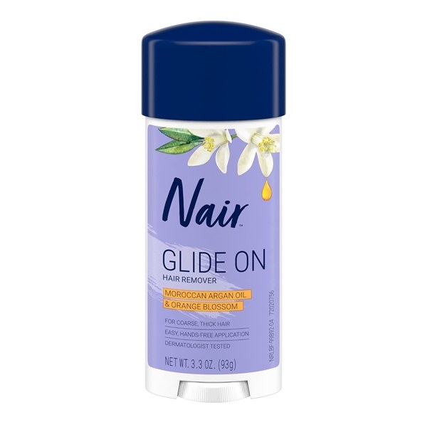 Nair Glide On Hair Removal Cream Stick 3.3oz - Argan Oil