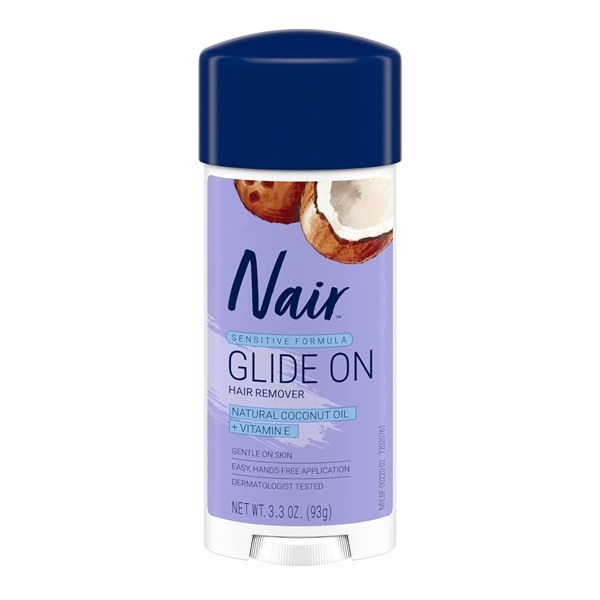 Nair Glide On Hair Removal Cream Stick 3.3oz - Coconut