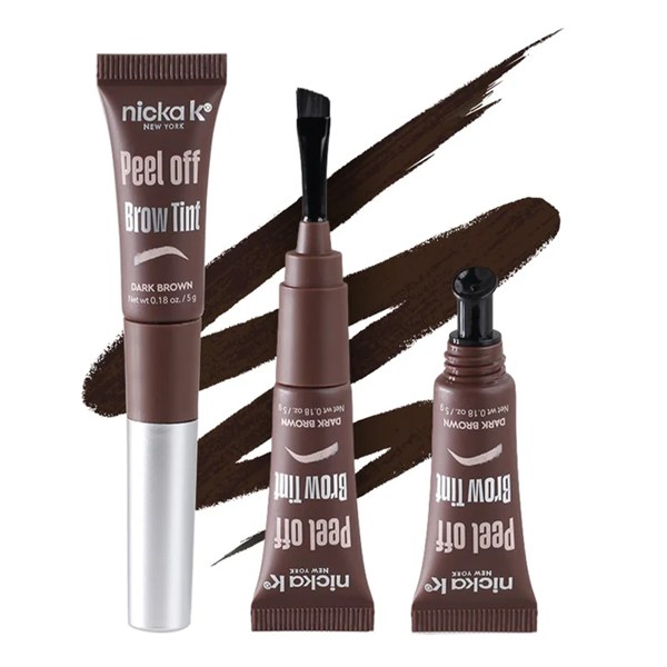 Nicka K Peel Off Eyebrow Tint #EBPT02 - Dark Brown
