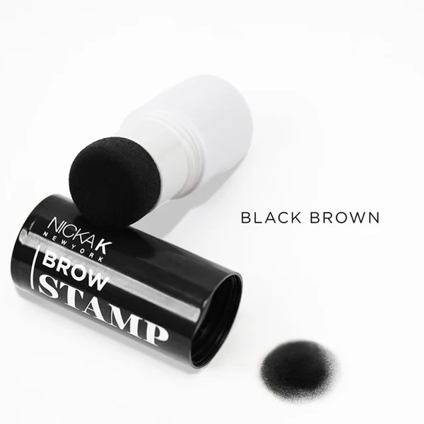 Nicka K Brow Stamp #EBST04 - BLACK BROWN