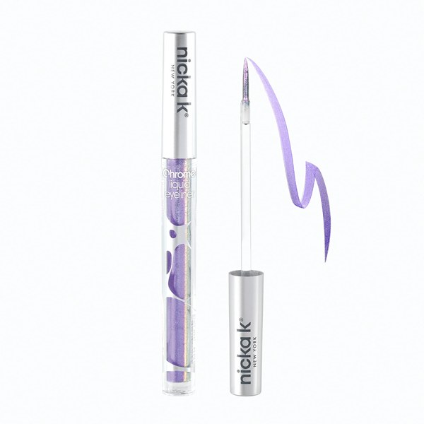 Nicka K Chrome Liquid Eyeliner #ELCL06 - Aquatic Violet