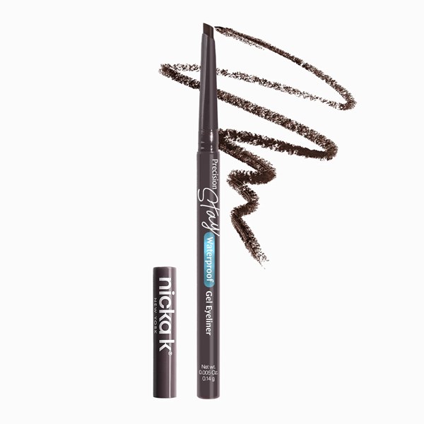 Nicka K Precision Stay Waterproof Gel Eye Liner #ELPS02 - Black Brown