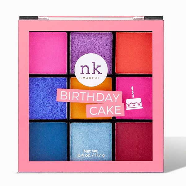 Nicka K Makeup Pop Neon Nine Color Palette #ES0903 Birthday Cake