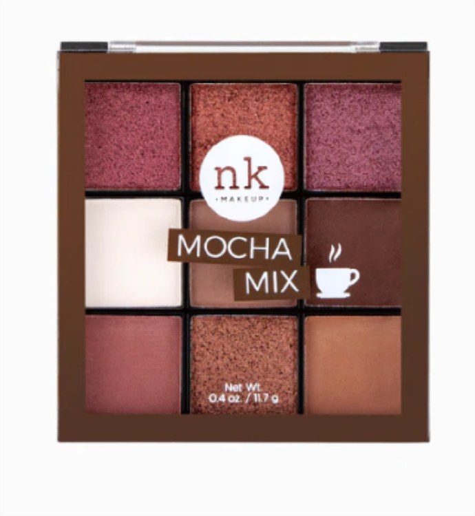 Nicka K Makeup Pop Neon Nine Color Palette #ES0905 Mocha Mix