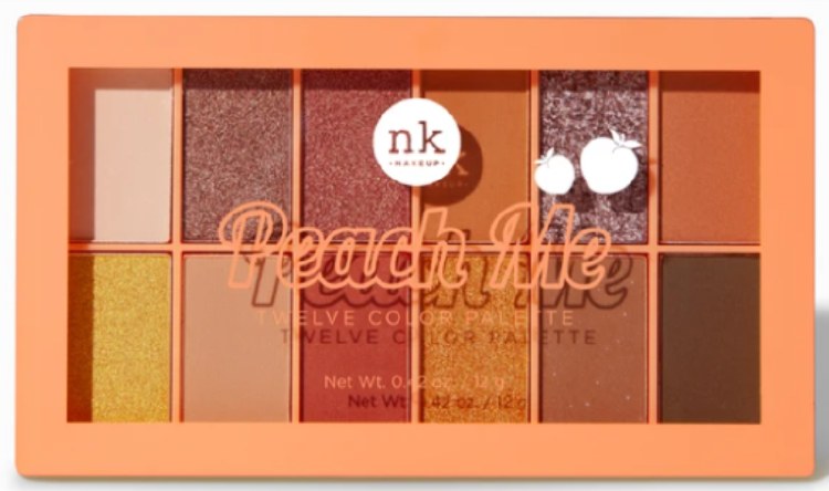 Nicka K Twelve Color Palette Peach Me #ES12B1