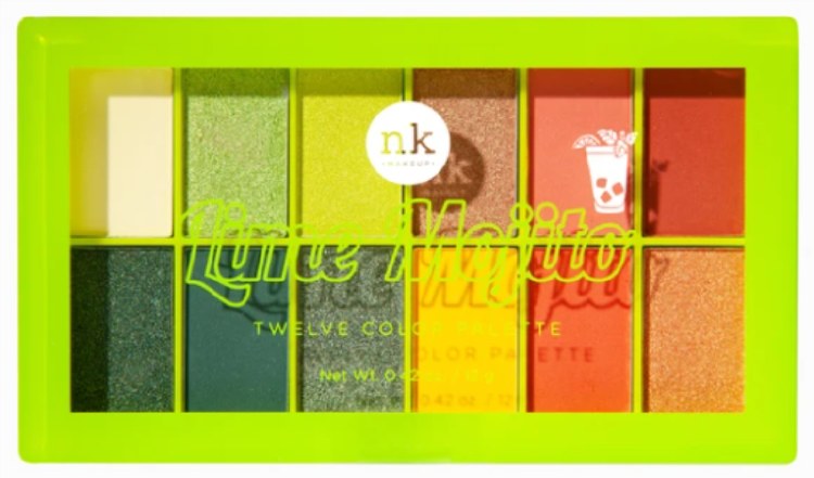 Nicka K Twelve Color Palette Lime Mojito #ES12B4