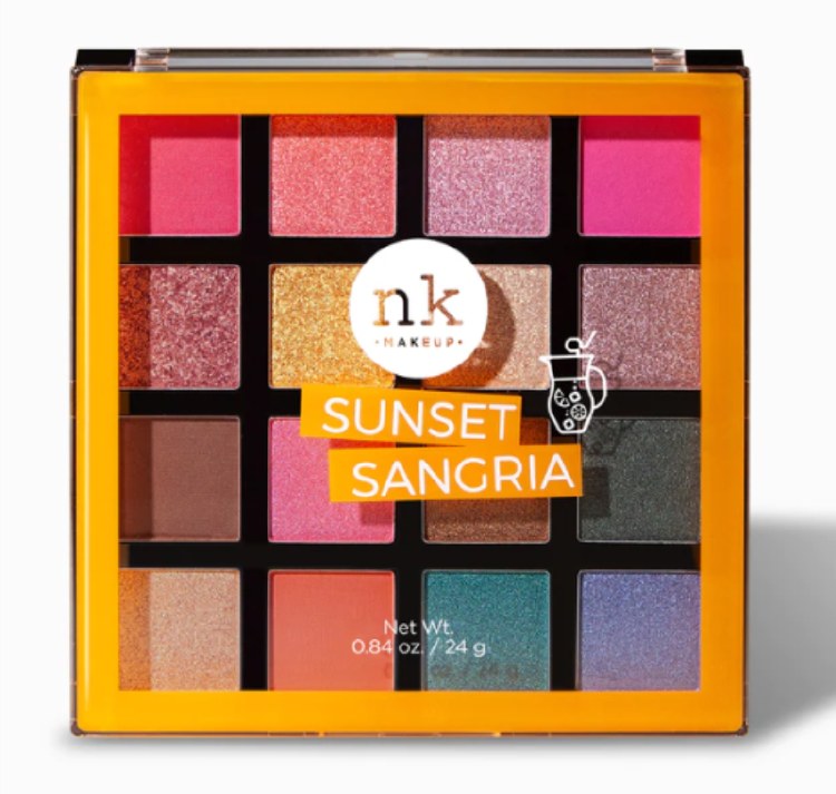 Nicka K Makeup Sixteen Color Palette #ES1601 Sunset Sangria