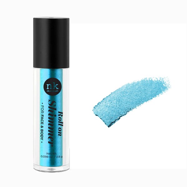 Nicka K Roll on Shimmer Powder #FGRO07 - Cool Cyan