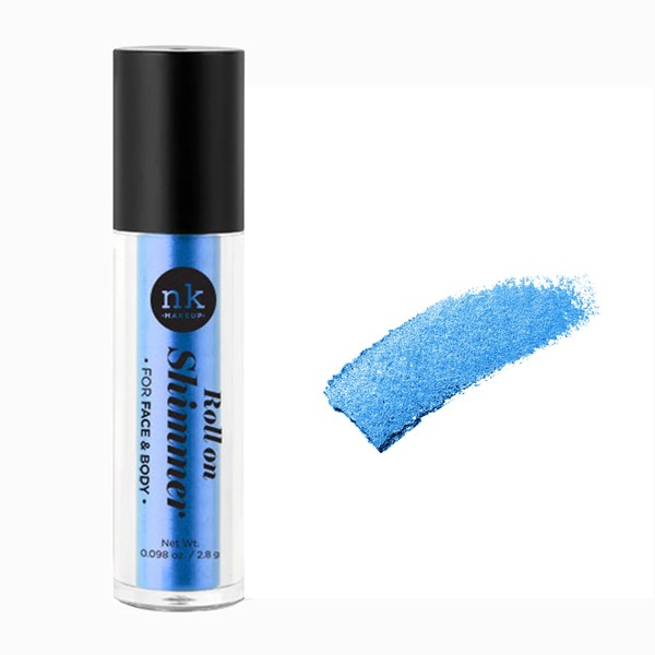 Nicka K Roll on Shimmer Powder #FGRO08 - Hot Blue