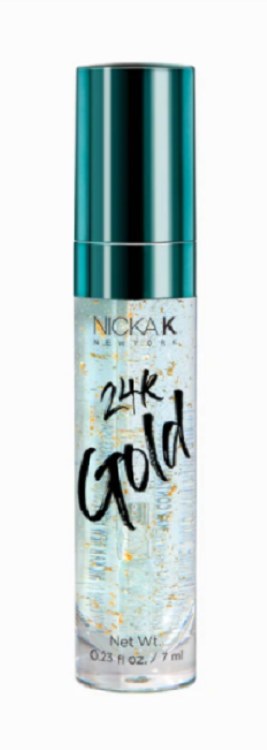 Nicka K 24K Gold Lip Gloss Mint #LGGDB03