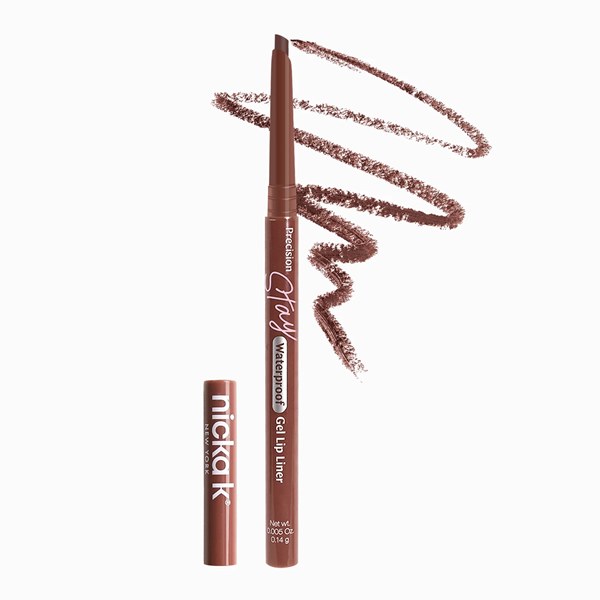 Nicka K Precision Stay Waterproof Gel Lip Liner #LLPS03 - Brown