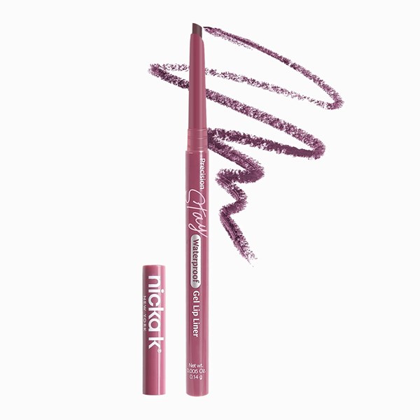 Nicka K Precision Stay Waterproof Gel Lip Liner #LLPS04 - Deep Wine