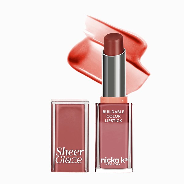 Nicka K Sheer Glaze Lipstick #LSSG07 - Rose Taupe