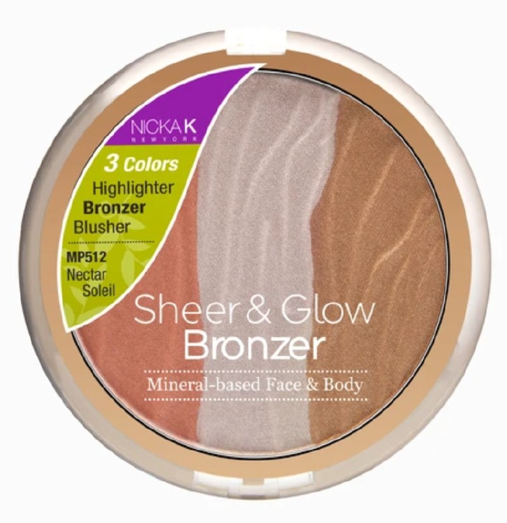 Nicka K Sheer & Glow Bronzer Nectar Soleil #MP512