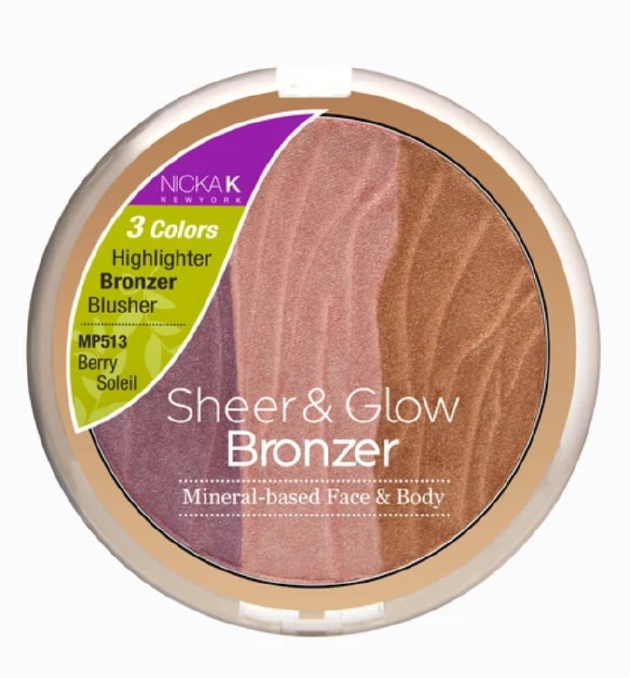 Nicka K Sheer & Glow Bronzer Berry Soleil #MP513