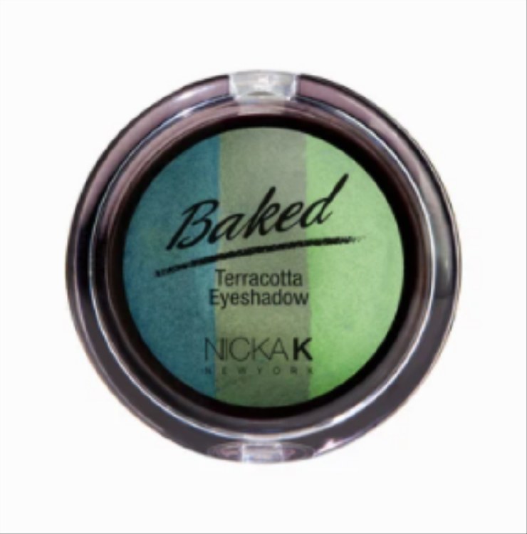 Nicka K Baked Eyeshadow Sparkle Forest #NBE08
