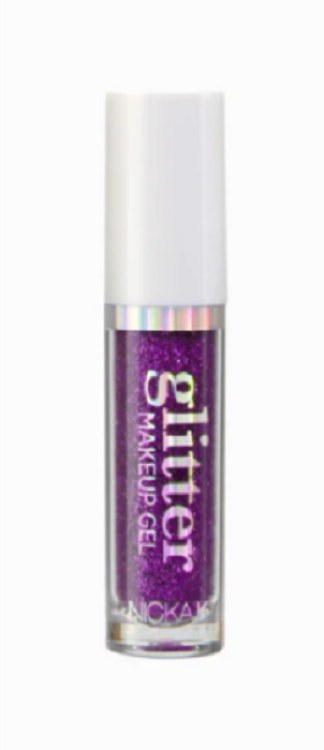 Nicka K Glitter Makeup Gel Purple Rain #NGG09