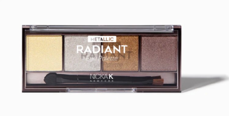 Nicka K New York Metallic Radiant Eye Palette #NRE01 Venus