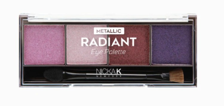 Nicka K New York Metallic Radiant Eye Palette #NRE04 Mars